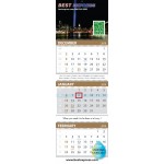 Custom 3-Month Premium Wall Calendar Custom Imprinted