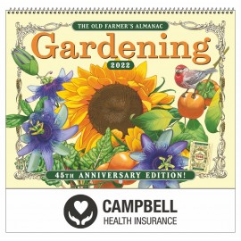 Personalized 2024 The Old Farmer's Almanac Gardening Wall Calendar - Spiral