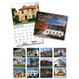 13 Month Custom Appointment Wall Calendar - WELCOME HOME Custom Printed  13 Month Custom Appointment Wall Calendar - WELCOME HOME Custom Printed