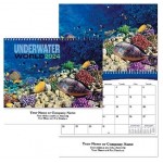 Underwater World Spiral Wall Calendar Custom Printed