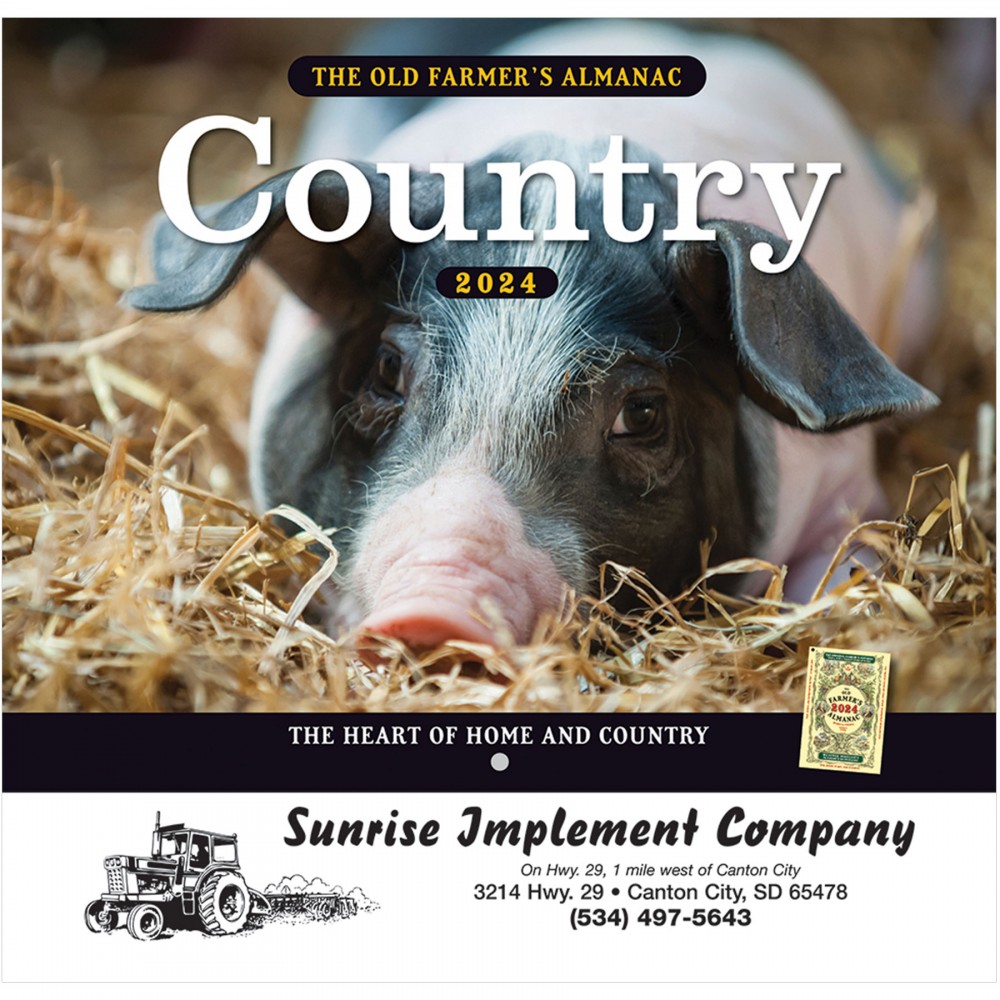The Old Farmer's Almanac Country - Stapled: 2024 Logo Printed