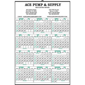 Logo Printed Small Yearly Calendar