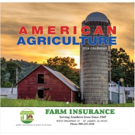 American Agriculture Wall Calendar - Stapled: 2024 Custom Imprinted