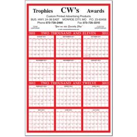 Logo Printed Academic Yearly View Commercial Wall Calendar