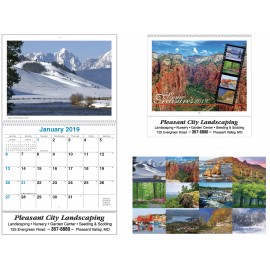 Logo Printed Scenic Treasures 12 Subject Appointment Calendar