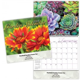 Garden Splendor Wall Cal Spiral with Logo