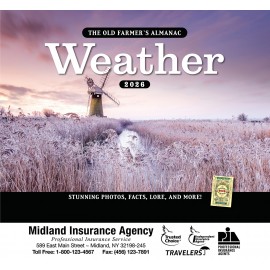 Logo Printed The Old Farmer's Almanac Weather Watcher's: 2026 Stapled  Logo Printed The Old Farmer