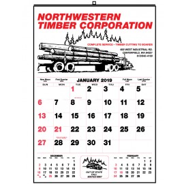 #55 Commercial Wall Calendar Logo Printed  #55 Commercial Wall Calendar Logo Printed