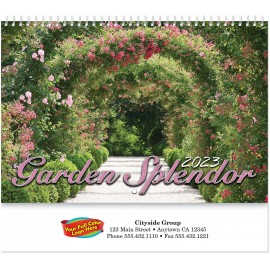 Customized Full Color Garden Splendor Spiral Wall Calendar