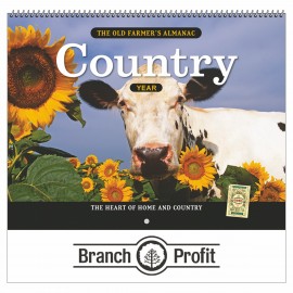 Logo Printed 2024 The Old Farmer's Almanac Country Wall Calendar - Spiral  Logo Printed 2024 The Old Farmer