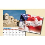 Personalized 13 Month Custom Appointment Wall Calendar - PATRIOTIC