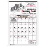 Personalized Bid Master Commercial Wall Calendar w/ 3 Color Imprint
