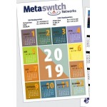 Poster Calendar/Year At A Glance/Style B (11"x17") Custom Imprinted