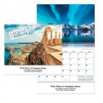 Scenic Europe Spiral Wall Calendar Custom Printed