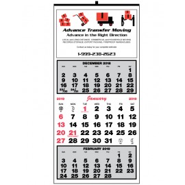 #60 Commercial Wall Calendar Custom Imprinted