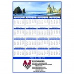 Full-Color Custom Single Sheet Wall Calendar (8 1/2"x12") Logo Printed