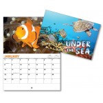 13 Month Mini Custom Photo Appointment Wall Calendar - UNDER THE SEA Logo Printed