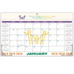 Logo Printed "CMP" Classic Memo Planner, White Header with Full Color Imprint/No Bleeds