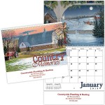 Country Memories Wall Cal Spiral with Logo