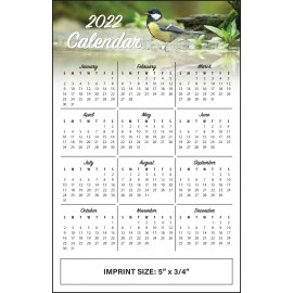 Mini Calendar Card with Magnet Custom Printed  Mini Calendar Card with Magnet Custom Printed