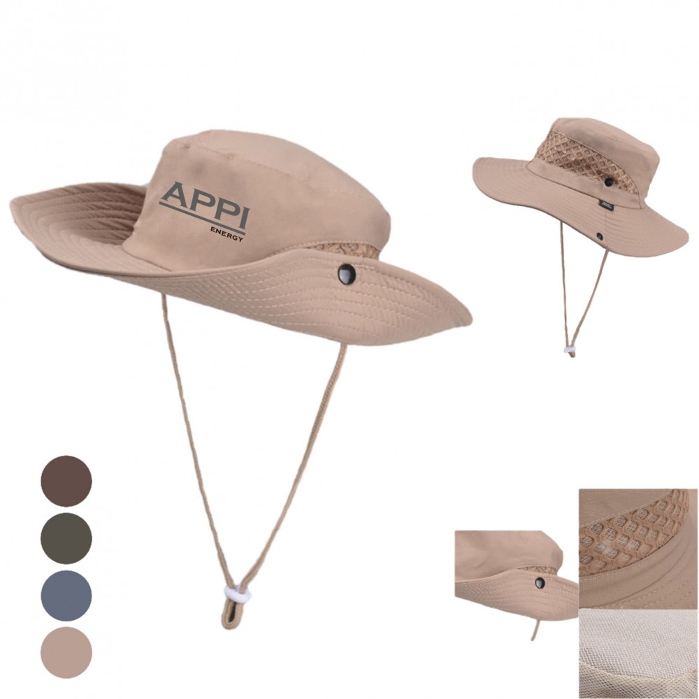 Embroidered Outdoor Foldable Fishing Hat