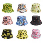 Embroidered Reversible Bucket Hats w/ Dye-Sublimation on Both Sides