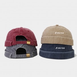 Vintage Cotton Adjustable Brimless Cap Dockers Beanie with Logo  Vintage Cotton Adjustable Brimless Cap Dockers Beanie with Logo