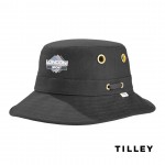 Tilley Iconic T1 Bucket Hat - Black 7 1/2 with Logo
