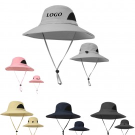 MOQ 30pcs Adventurer Bucket Hat with Mesh Sides with Logo