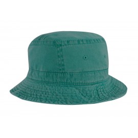 Embroidered Pigment Dyed Cotton Washed Bucket Hat  Embroidered Pigment Dyed Cotton Washed Bucket Hat