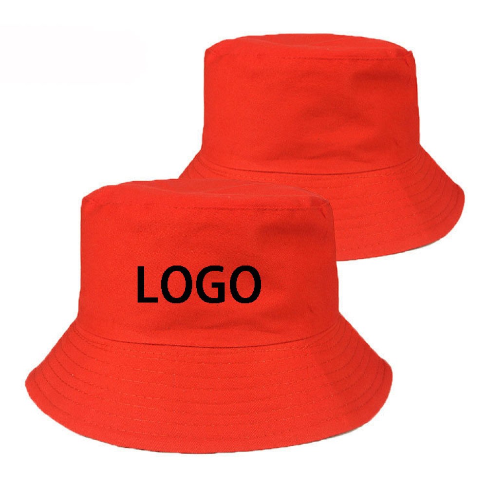 Cotton Unisex Bucket Hat with Logo