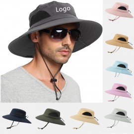 Personalized Waterproof Wide Brim Bucket Hat