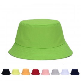 Cotton Bucket Hat with Logo