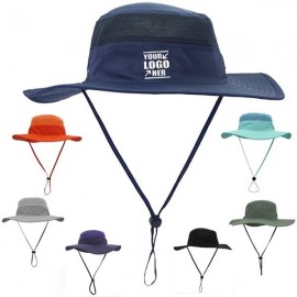 UV Protection Bucket Hat with Logo  UV Protection Bucket Hat with Logo