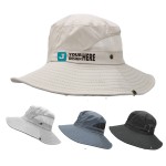 Outdoor Wide Brim Fishing Bucket Boonie Hat with Logo