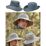 Fishing Wide Brim Sun Bucket Hat w/ Embroidery with Logo
