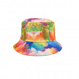 Logo Branded Full-color 2 Sides Imprinted Bucket Hat  Logo Branded Full-color 2 Sides Imprinted Bucket Hat