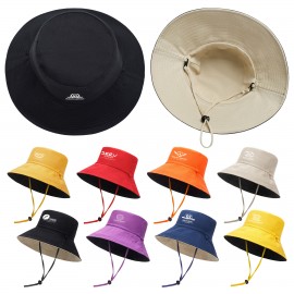 Adumbral Drawsting Bucket Hat with Logo