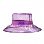 Custom Imprinted Solid Transparent Bucket Hats for Women