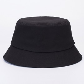 Logo Printed Cotton Bucket Hat