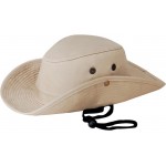 Hunting Cotton Twill Safari Bucket Hat with Logo