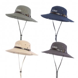 Customized Wide Brim Breathable Sun Protection Fishing Hat