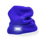 Outdoor LED Winter Knit Beanie Hat with Logo