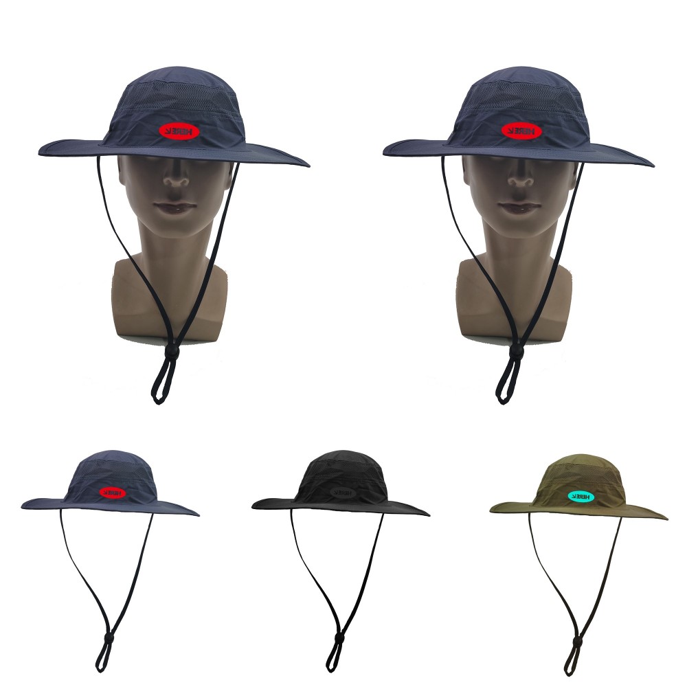 UV Protection Sun Bucket Hat with Logo