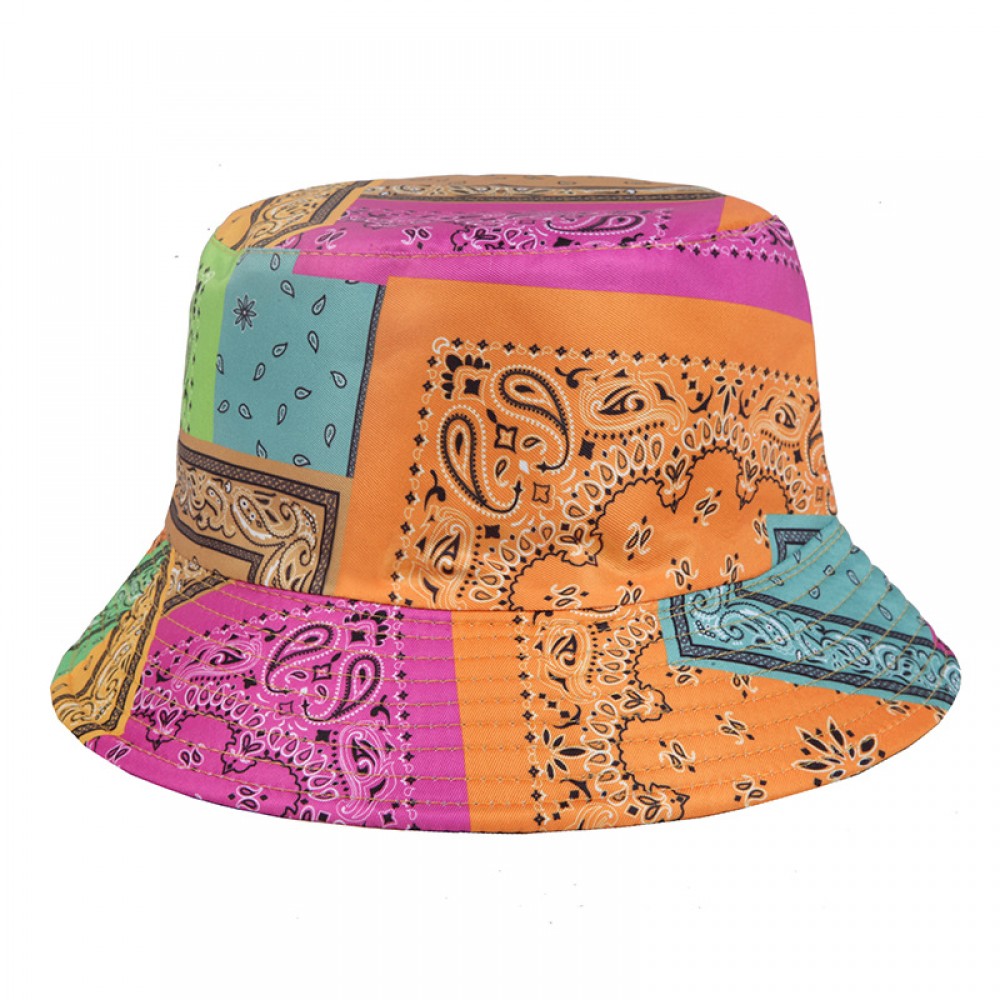 #4 Polyester Reversible Fashion Sun Hat Bucket Hat with Logo #4 Polyester Reversible Fashion Sun Hat Bucket Hat with Logo