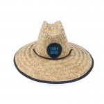 Straw Lifeguard Hat With Patch with Logo