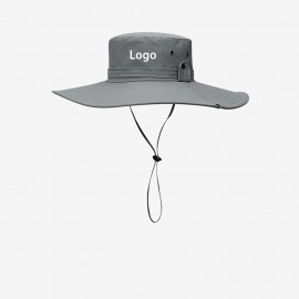 Promotional Fishing Bucket Hats With Adjustable Drawstring