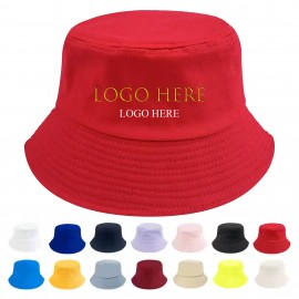 Personalized Full Cotton Fisherman Hat Bucket Cap For Multi-Season with Logo