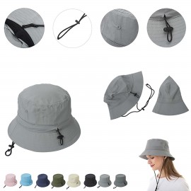 Custom Imprinted Packable Fisherman Cap with Adjustable Strap  Custom Imprinted Packable Fisherman Cap with Adjustable Strap