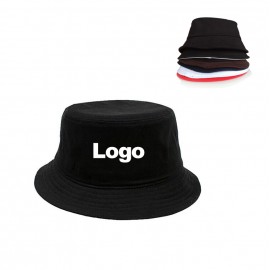 Personalized Outdoor Sun Protection Cotton Twill Fisherman Bucket Hat